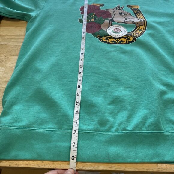 Comfort Colors Sweatshirt Tournament of Roses Logo Seagreen N&D Sport Official L - Picture 10 of 10